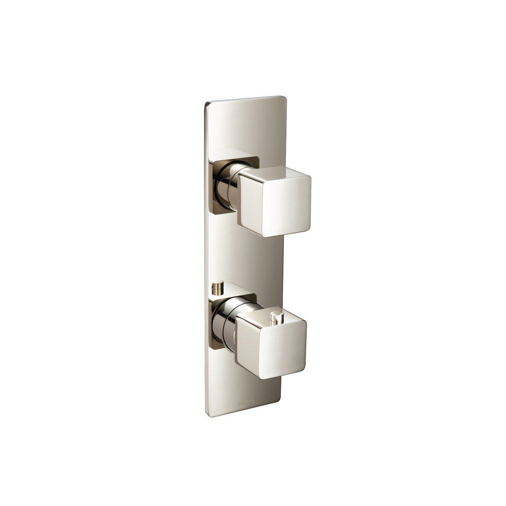 3/4" Thermostatic Shower Valve & Trim  - 2-Output | Polished Nickel PVD