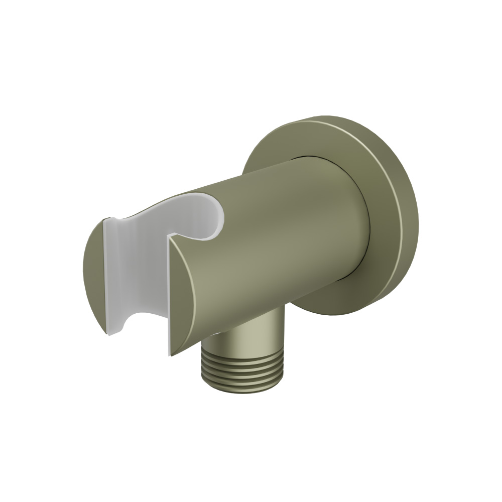 Wall Elbow With Holder | Army Green