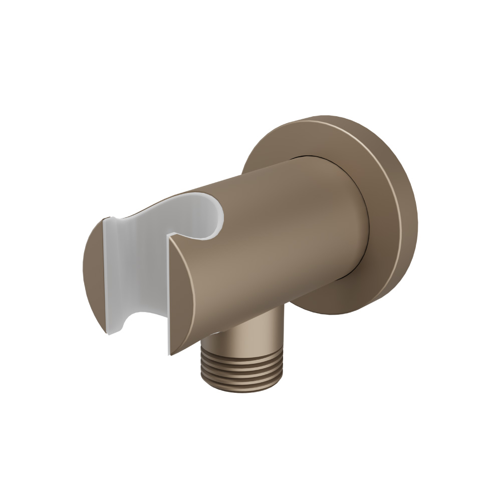 Wall Elbow With Holder | Dark Tan