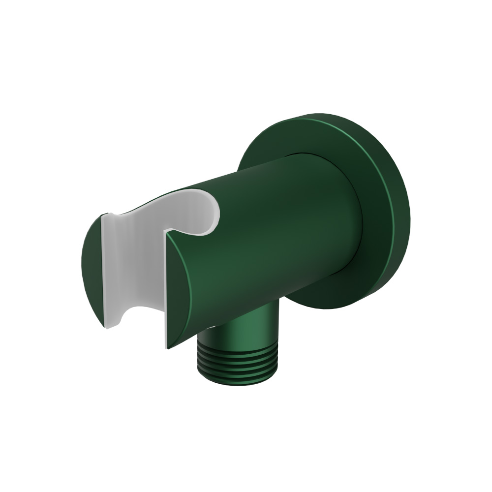 Wall Elbow With Holder | Leaf Green