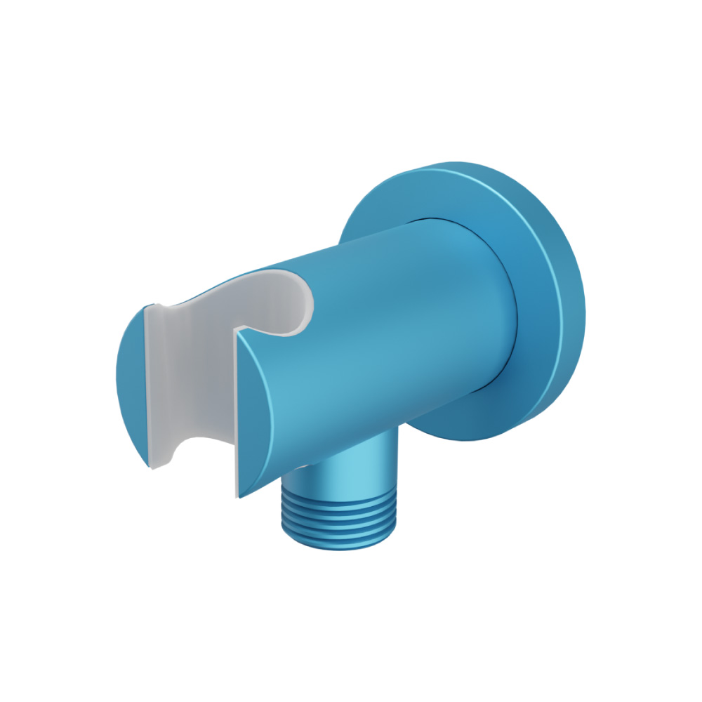 Wall Elbow With Holder | Sky Blue