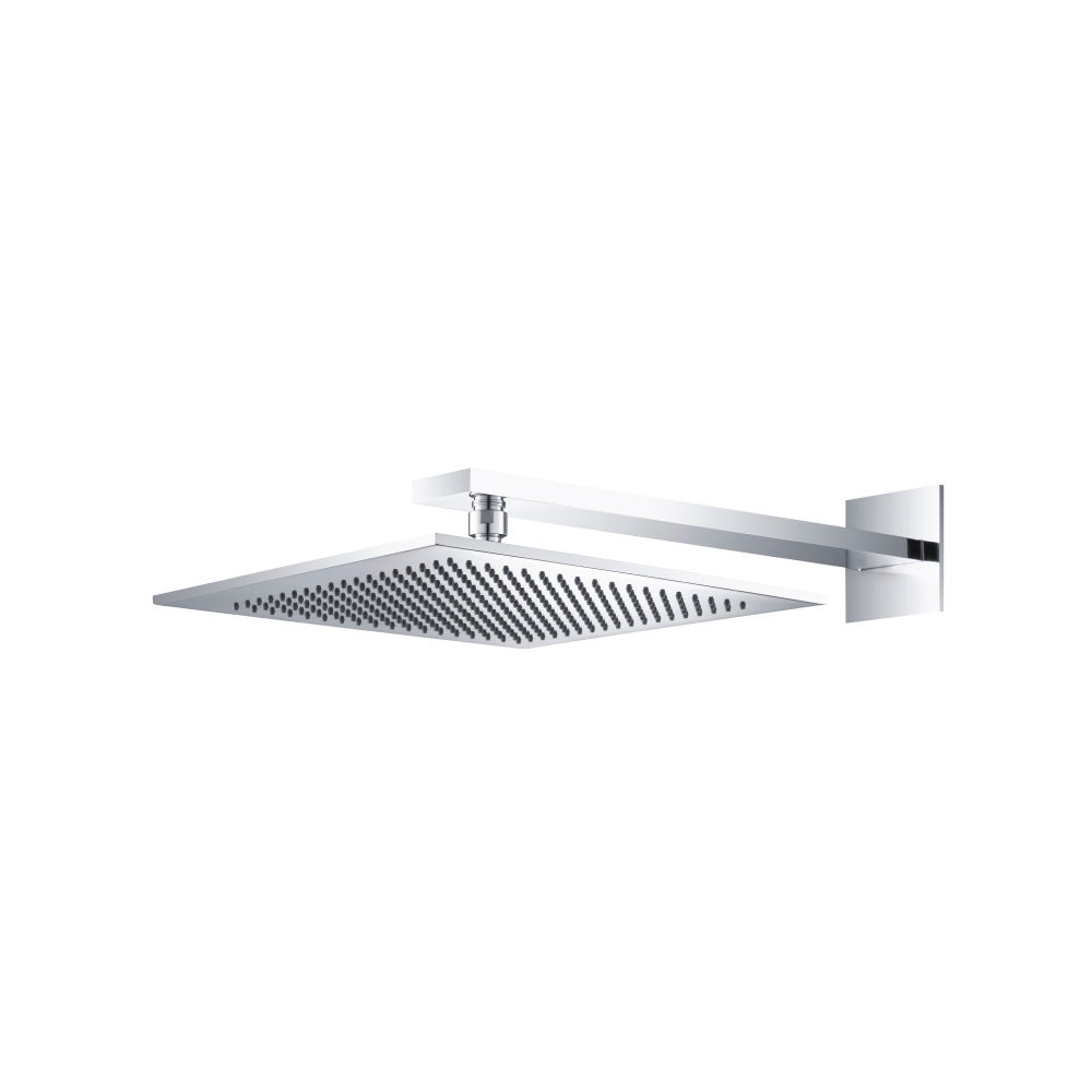 12" Rain Head with 16" Arm | Brushed Nickel PVD