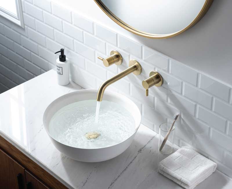 gold sink faucet