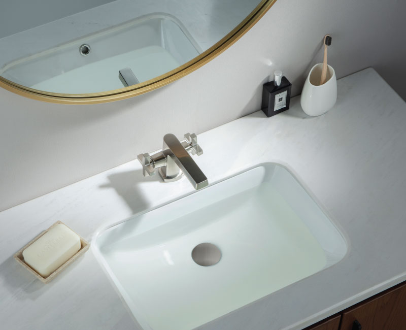 transitional sink faucet