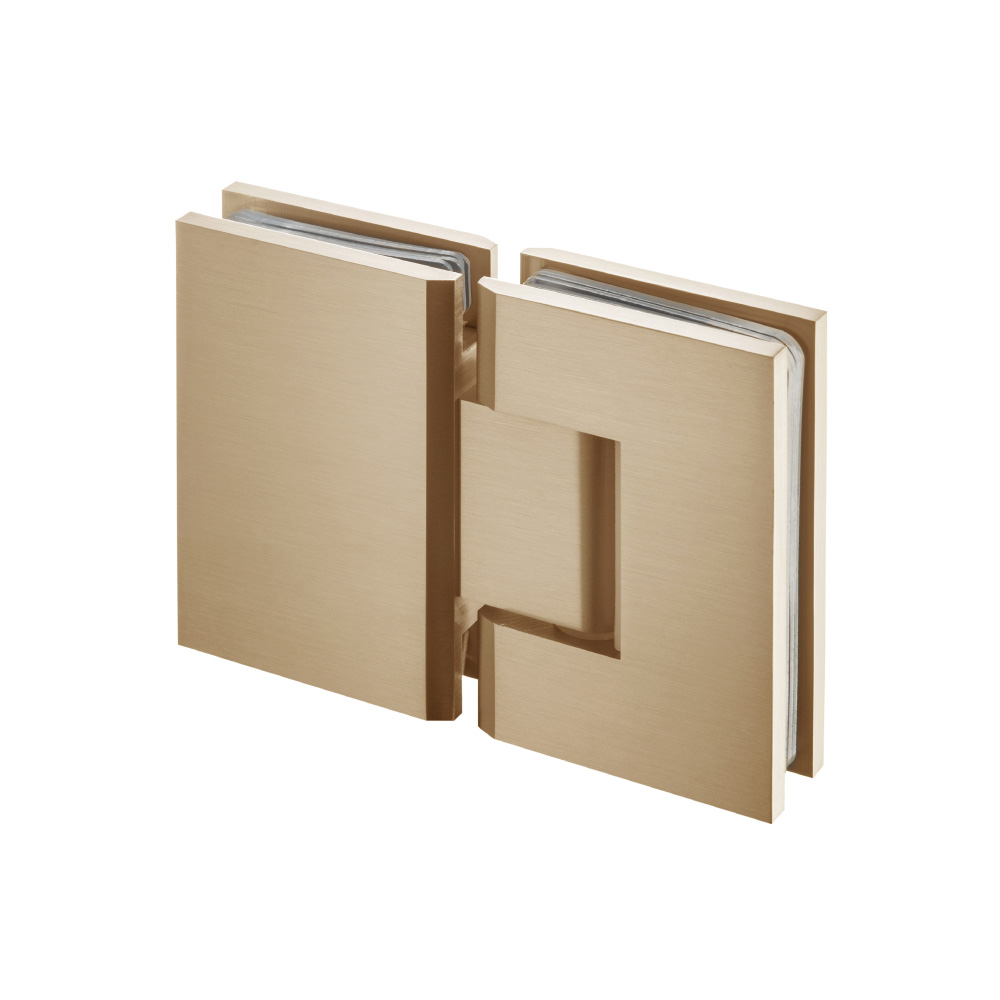 180 Degrees Glass To Glass Shower Door Hinge | Brushed Bronze PVD