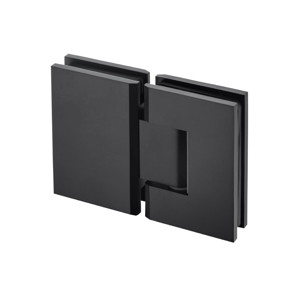 180 Degrees Glass To Glass Shower Door Hinge | Matte Black