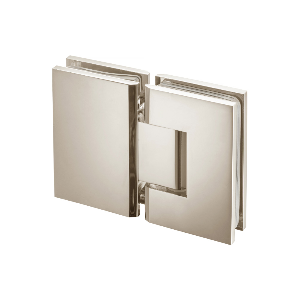 180 Degrees Glass To Glass Shower Door Hinge | Polished Nickel PVD