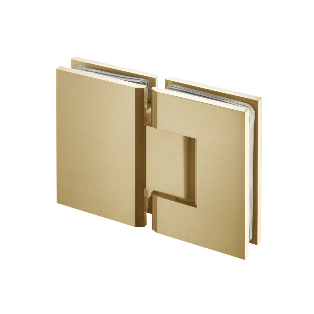 180 Degrees Glass To Glass Shower Door Hinge | Satin Brass PVD