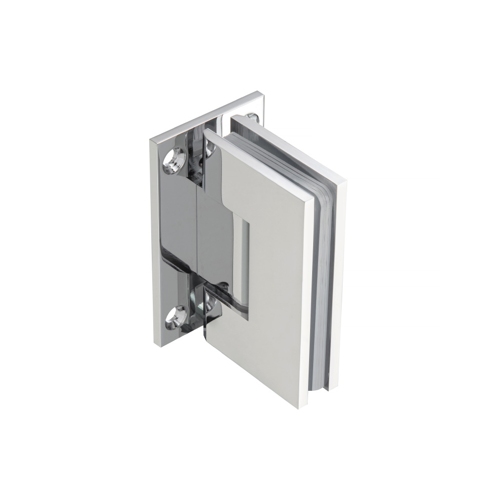 Wall To Glass Self Centering Shower Door Hinge | Chrome