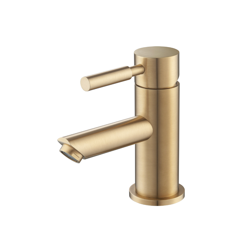 Single Hole Bathroom Faucet | Brushed Bronze PVD