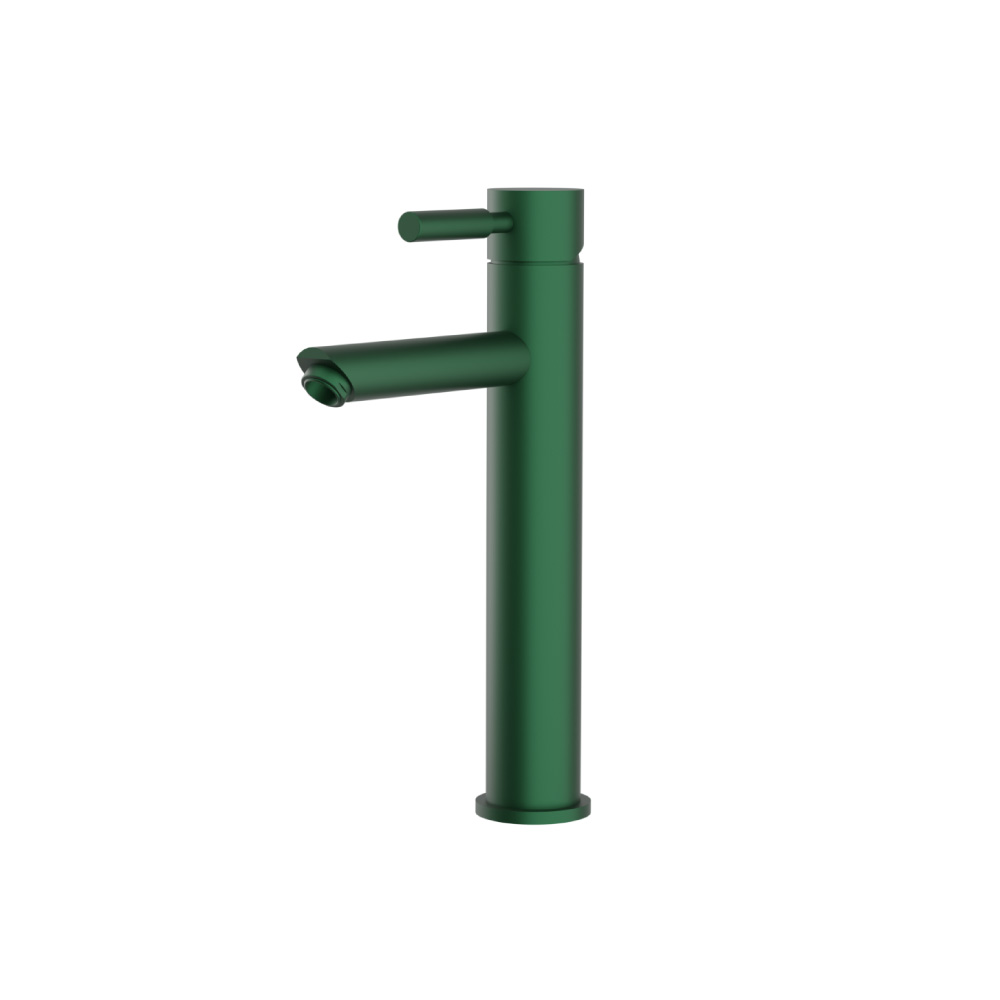 Single Hole Vessel Faucet | Leaf Green