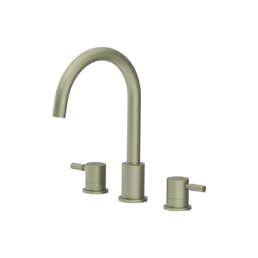 3 Hole Deck Mount Roman Tub Faucet | Army Green