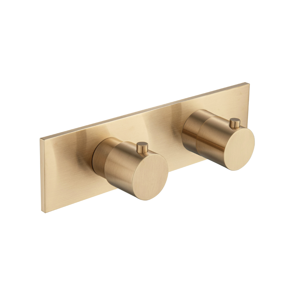 Trim For Thermostatic Valve | Brushed Bronze PVD