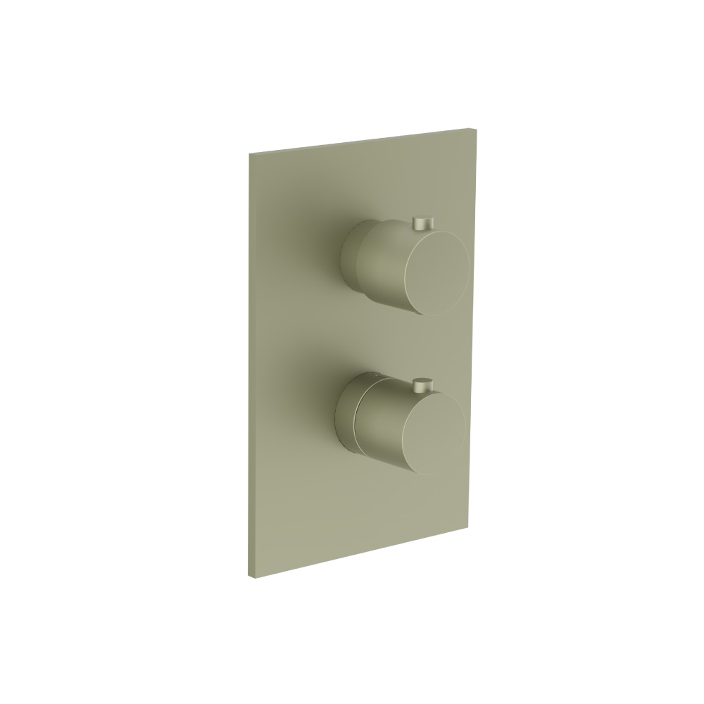 3/4" Thermostatic Shower Valve & Trim - 1 Output | Army Green