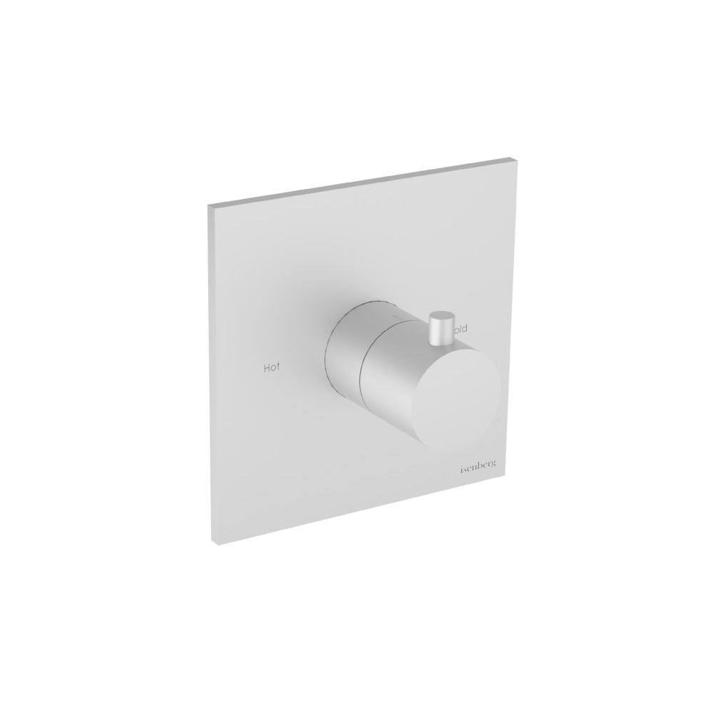 3/4" Thermostatic Valve With Trim | Gloss White