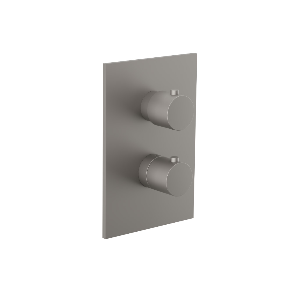 3/4 " Thermostatic Valve & Trim - With 2-Way Diverter - 2 Output | Steel Grey