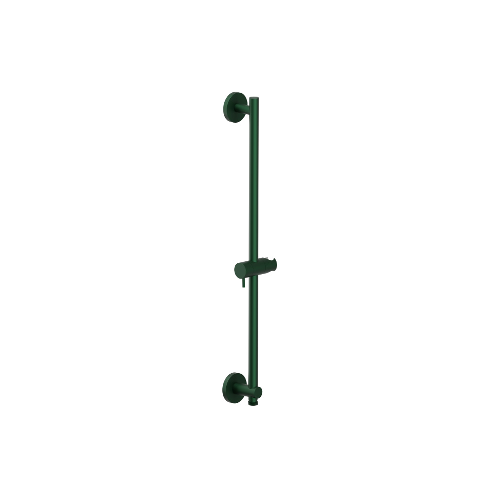 Shower Slide Bar With Integrated Wall Elbow | Leaf Green