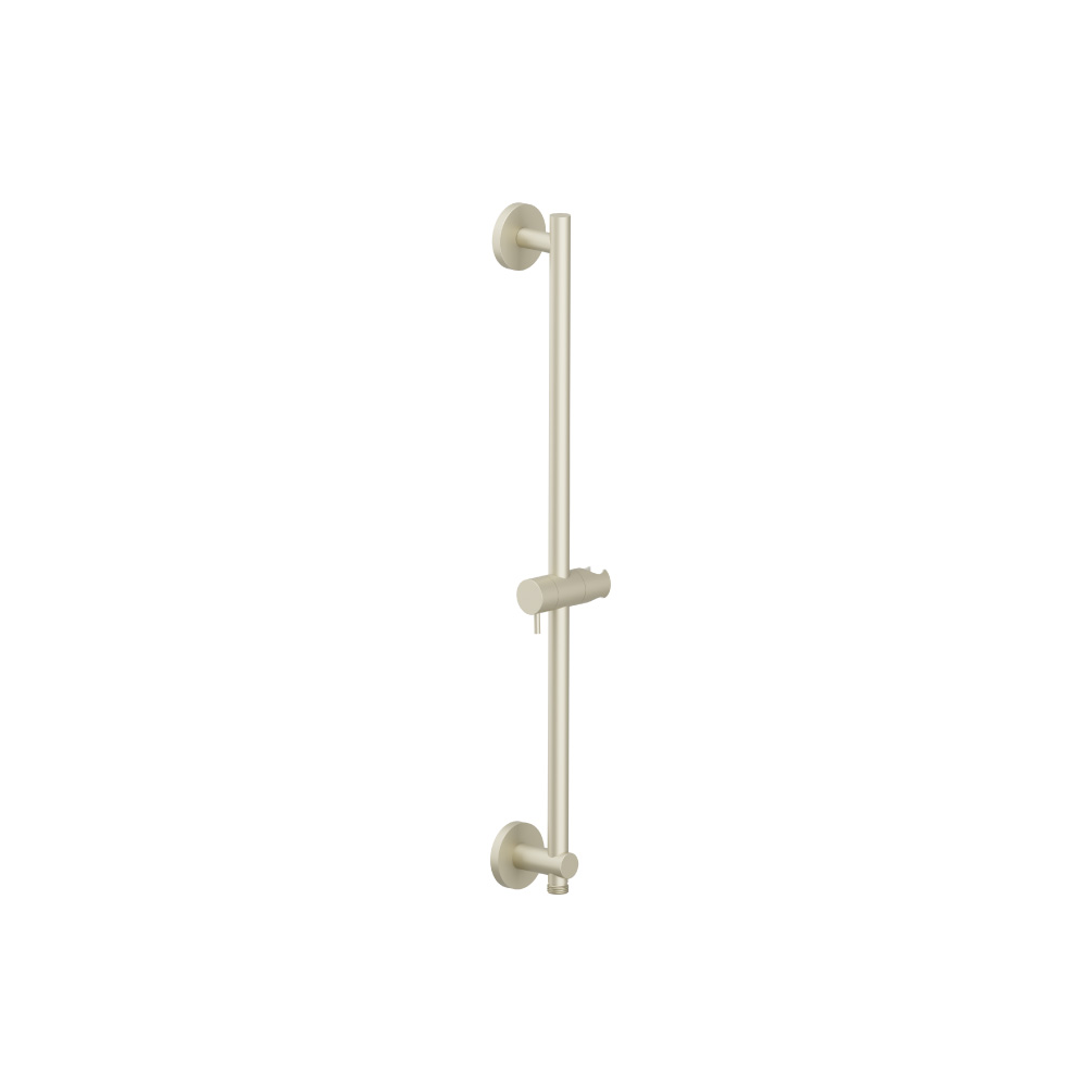 Shower Slide Bar With Integrated Wall Elbow | Light Tan