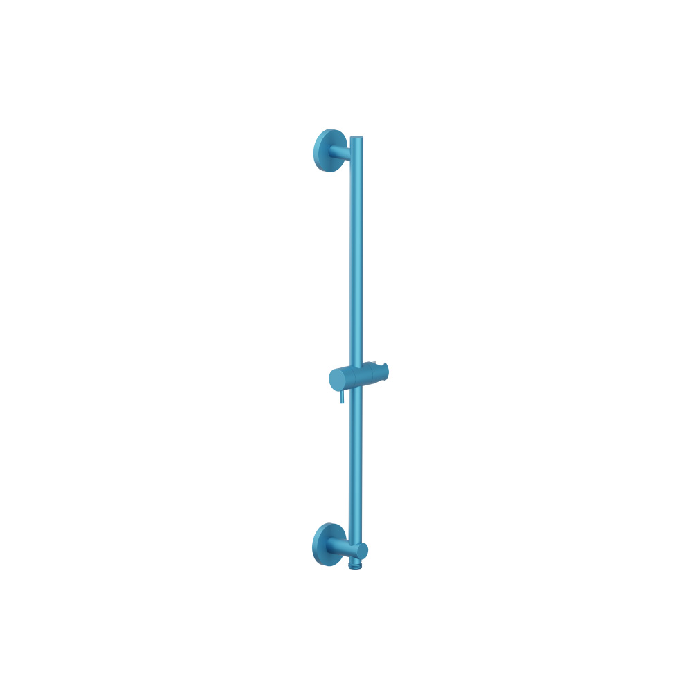 Shower Slide Bar With Integrated Wall Elbow | Sky Blue