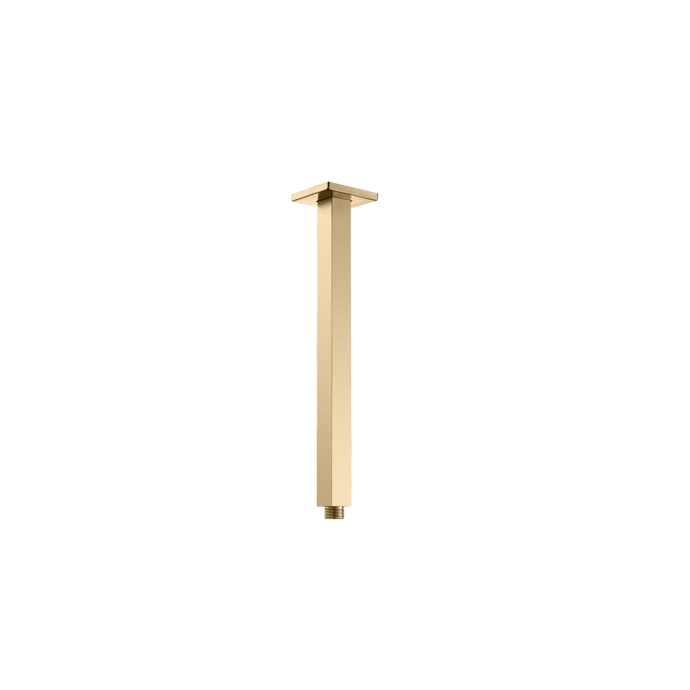 Ceiling Mount Shower Arm - 12" | Brushed Bronze PVD
