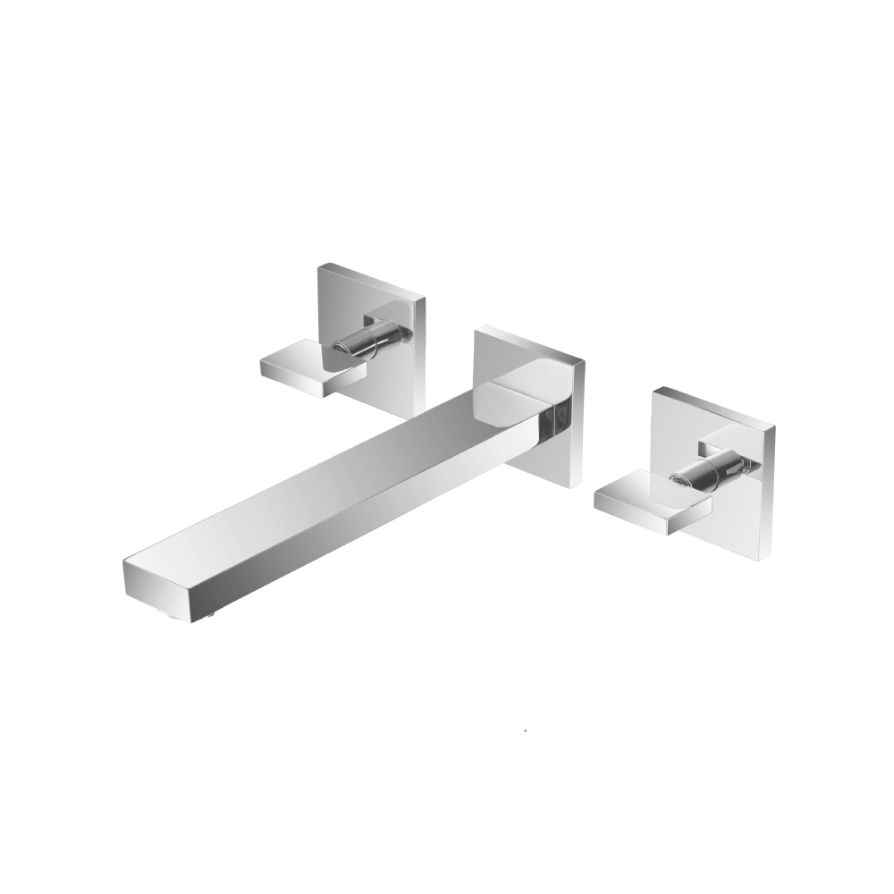 Two Handle Wall Mounted Tub Filler | Polished Nickel PVD