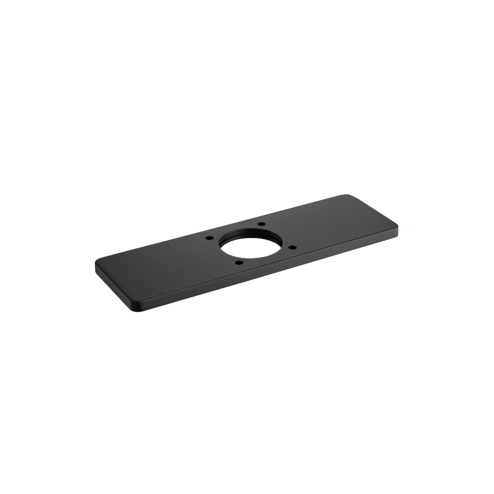 Base Plate - 4" Centerset to Single-Hole Faucet Conversion | Matte Black