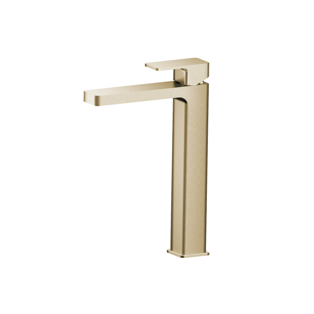 Single Hole Vessel Faucet | Brushed Nickel PVD