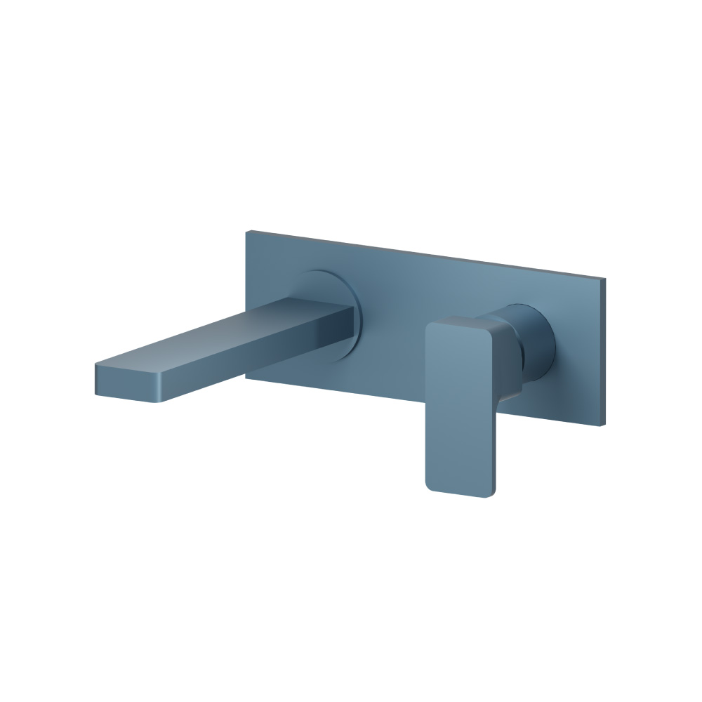 Single Handle Wall Mounted Bathroom Faucet | Blue Platinum