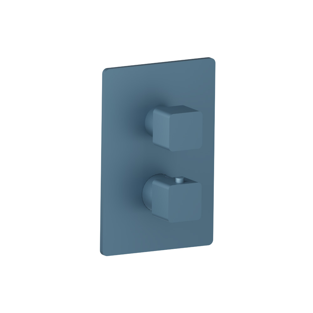 3/4" Thermostatic Shower Valve & Trim - 1 Output | Blue Platinum