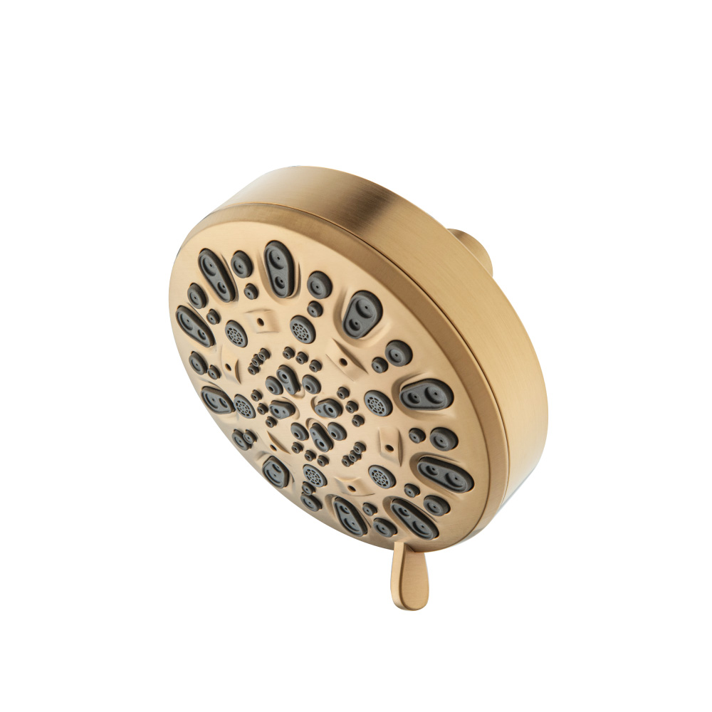 6-Function ABS Showerhead | Brushed Bronze PVD