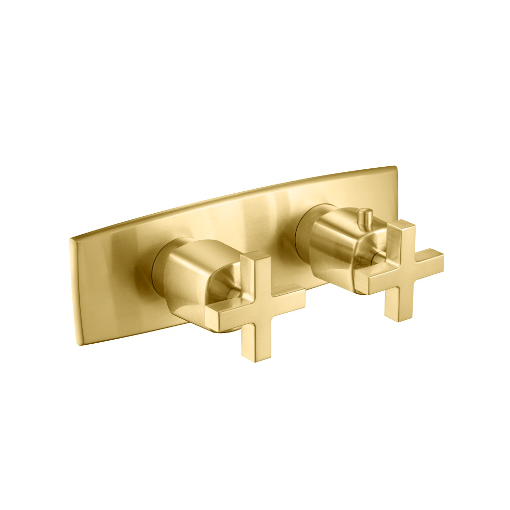 Trim For Thermostatic Valve | Satin Brass PVD