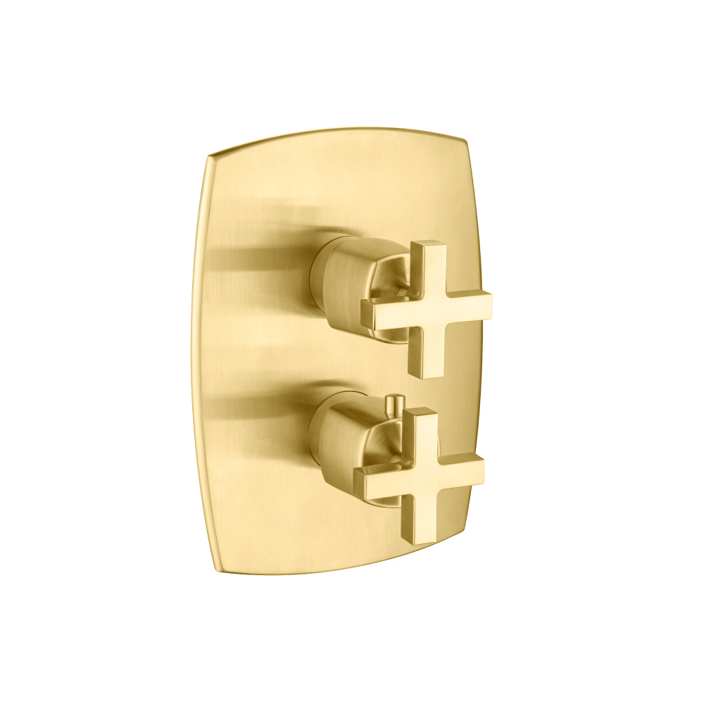 Trim For Thermostatic Valve | Satin Brass PVD