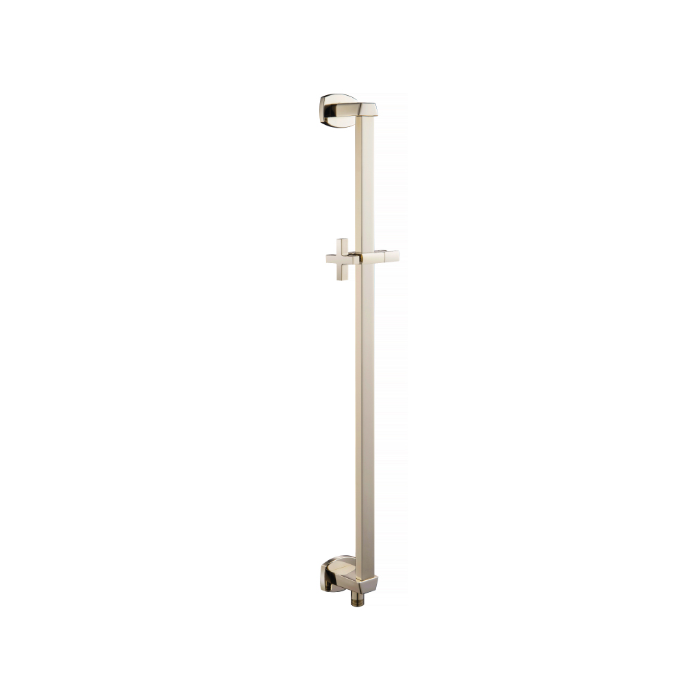 Shower Slide Bar With Integrated Wall Elbow | Polished Nickel PVD