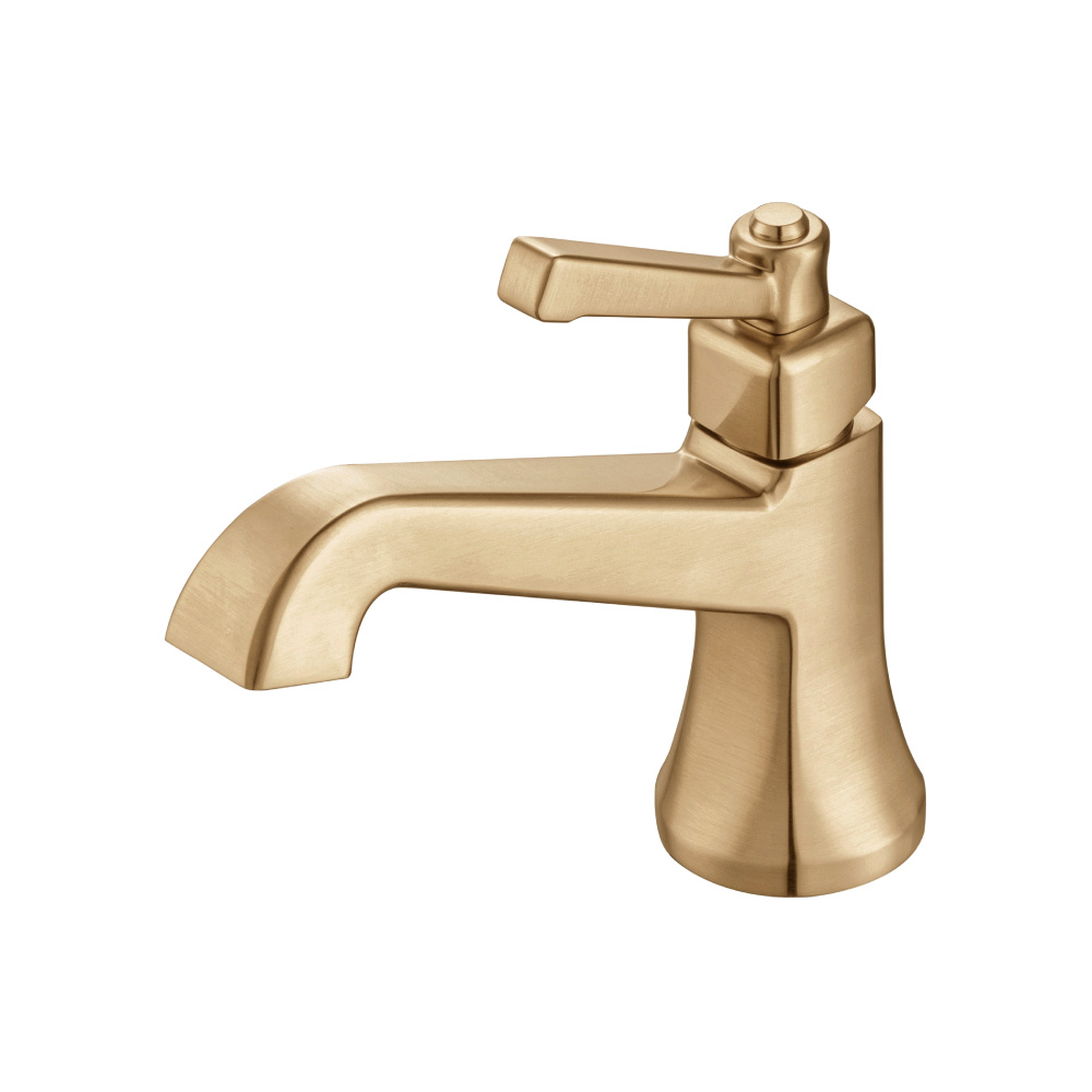 Single Hole Bathroom Faucet | Brushed Bronze PVD