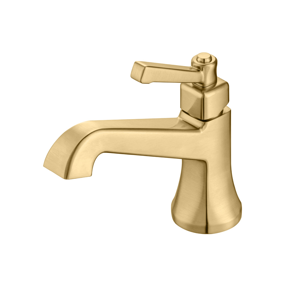 Single Hole Bathroom Faucet | Satin Brass PVD