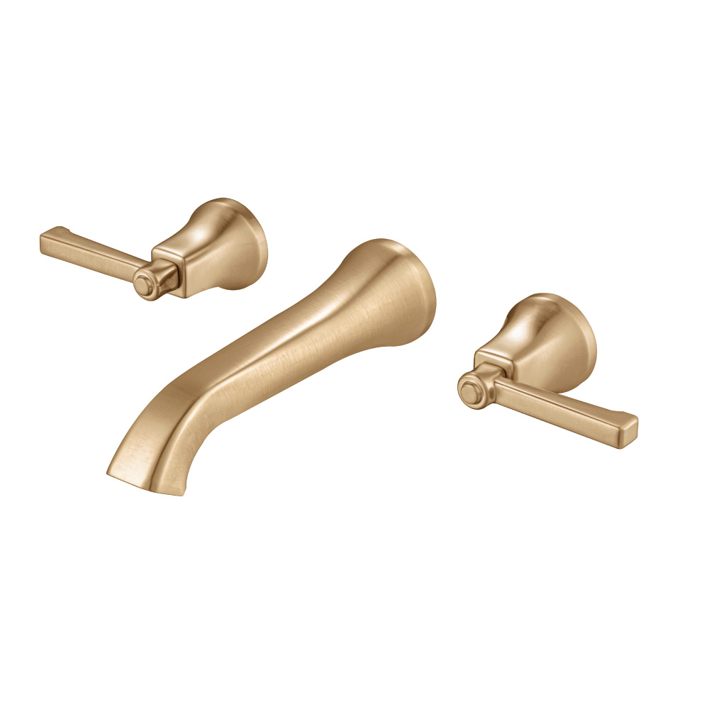 Trim For Two Handle Wall Mounted Bathroom Faucet | Brushed Bronze PVD