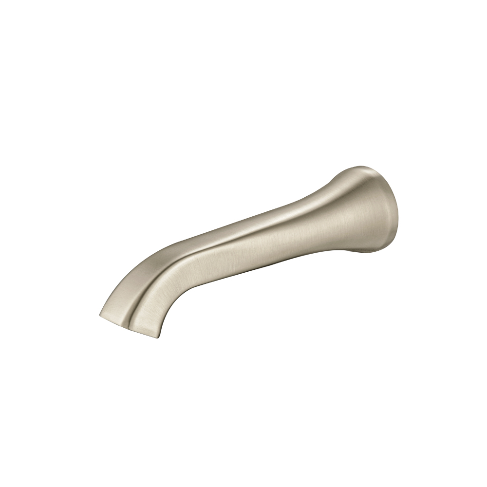 Wall Mount Non Diverting Tub Spout | Brushed Nickel PVD