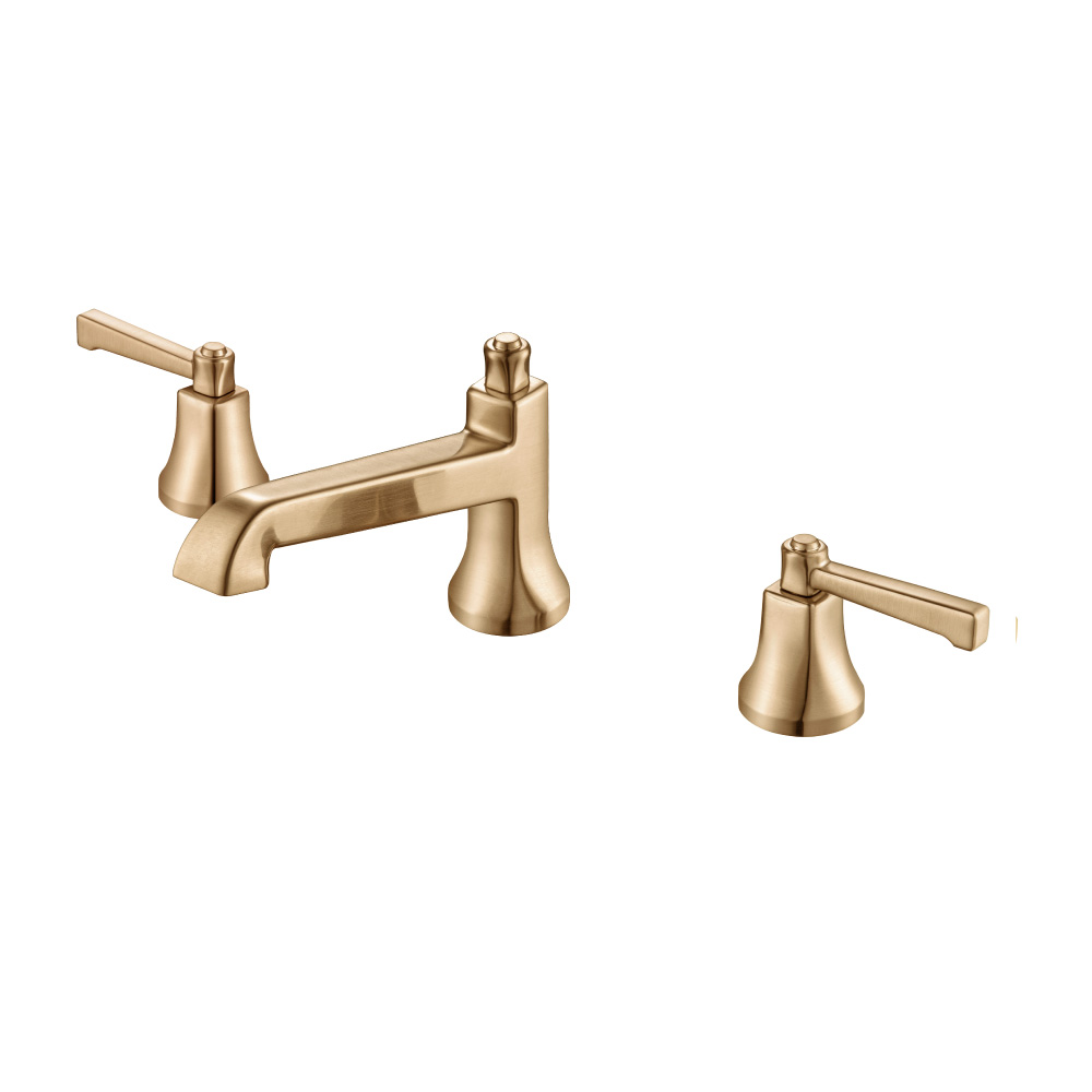 3 Hole Deck Mount Roman Tub Faucet | Brushed Bronze PVD