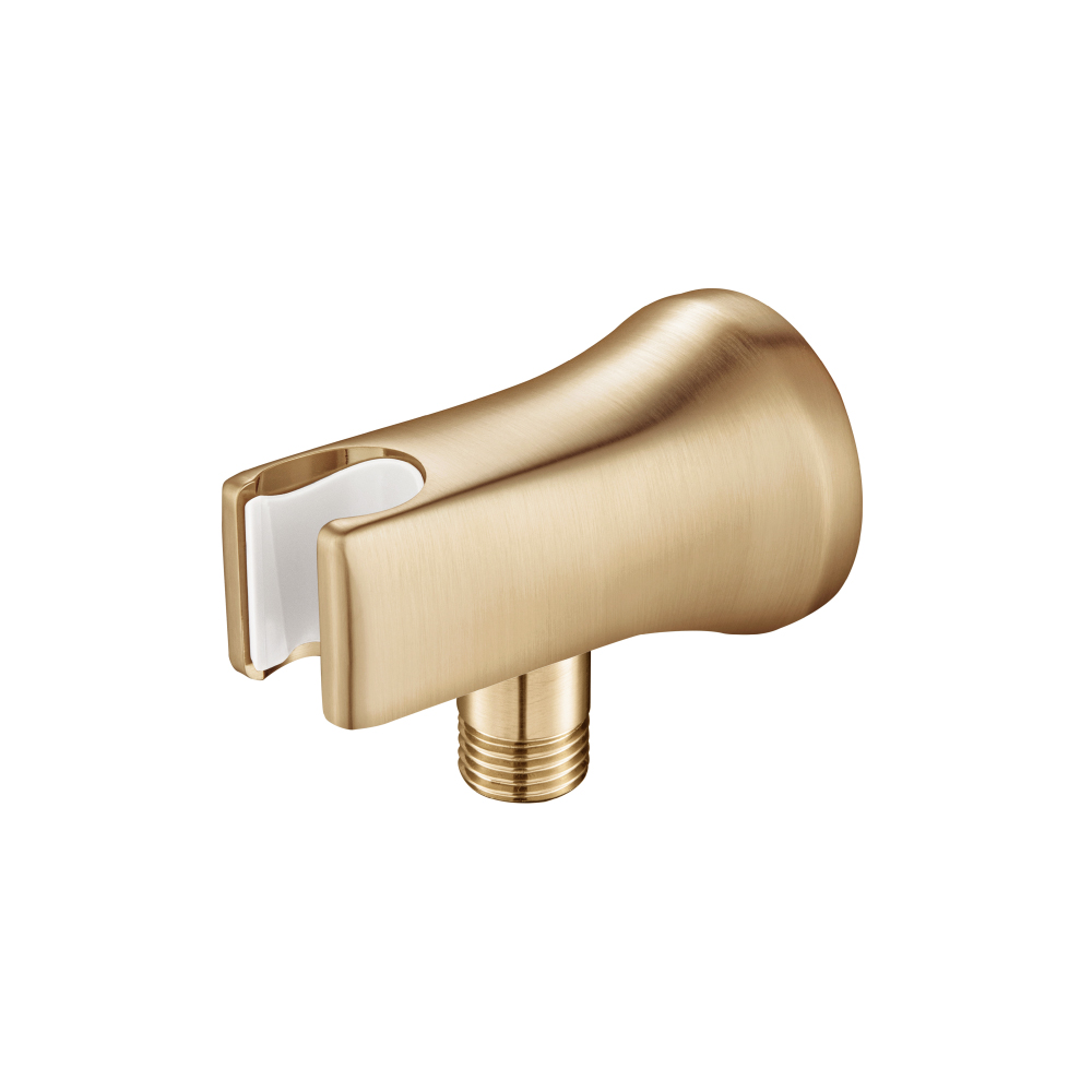 Wall Elbow With Holder Combo | Brushed Bronze PVD