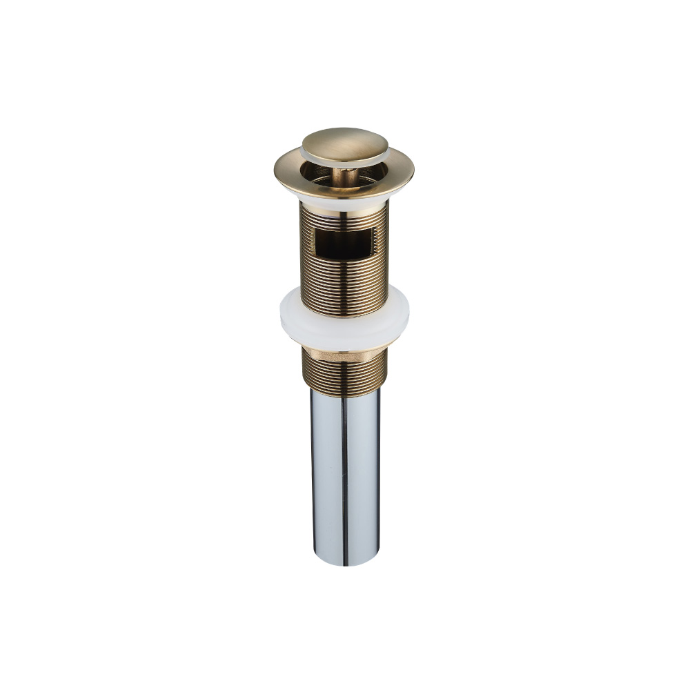 1-1/4" Pop-up Drain Assembly with Overflow | Brushed Bronze PVD
