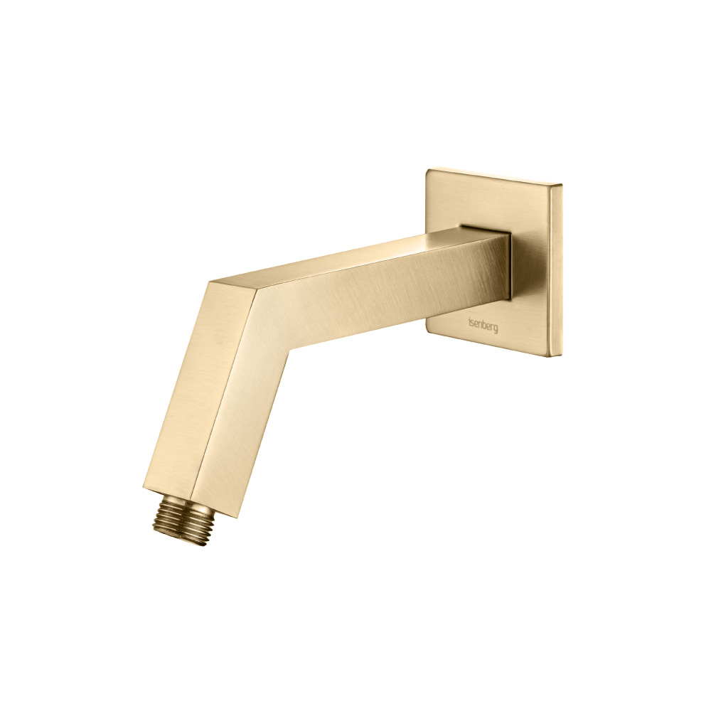 Square Shower Arm With Flange - 7" - With Flange | Brushed Bronze PVD
