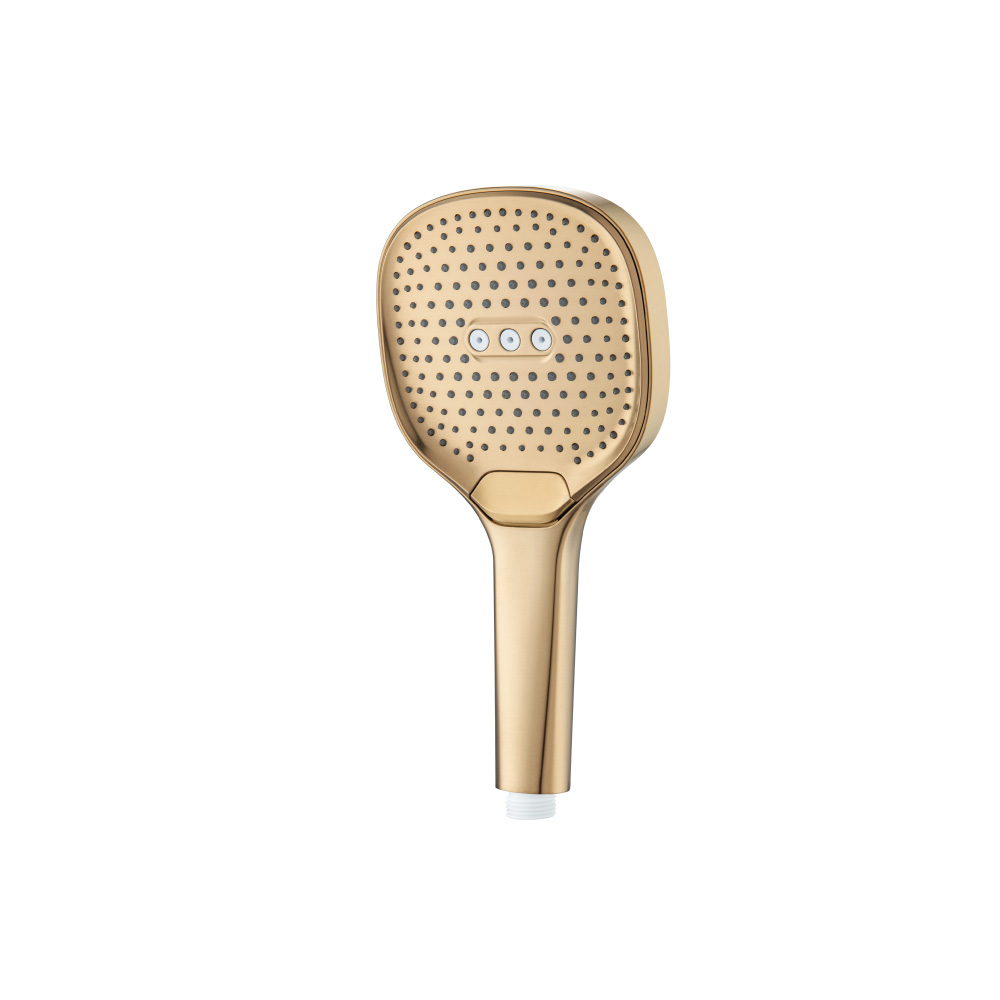 3-Function ABS Hand Held Shower Head - 120mm | Brushed Bronze PVD