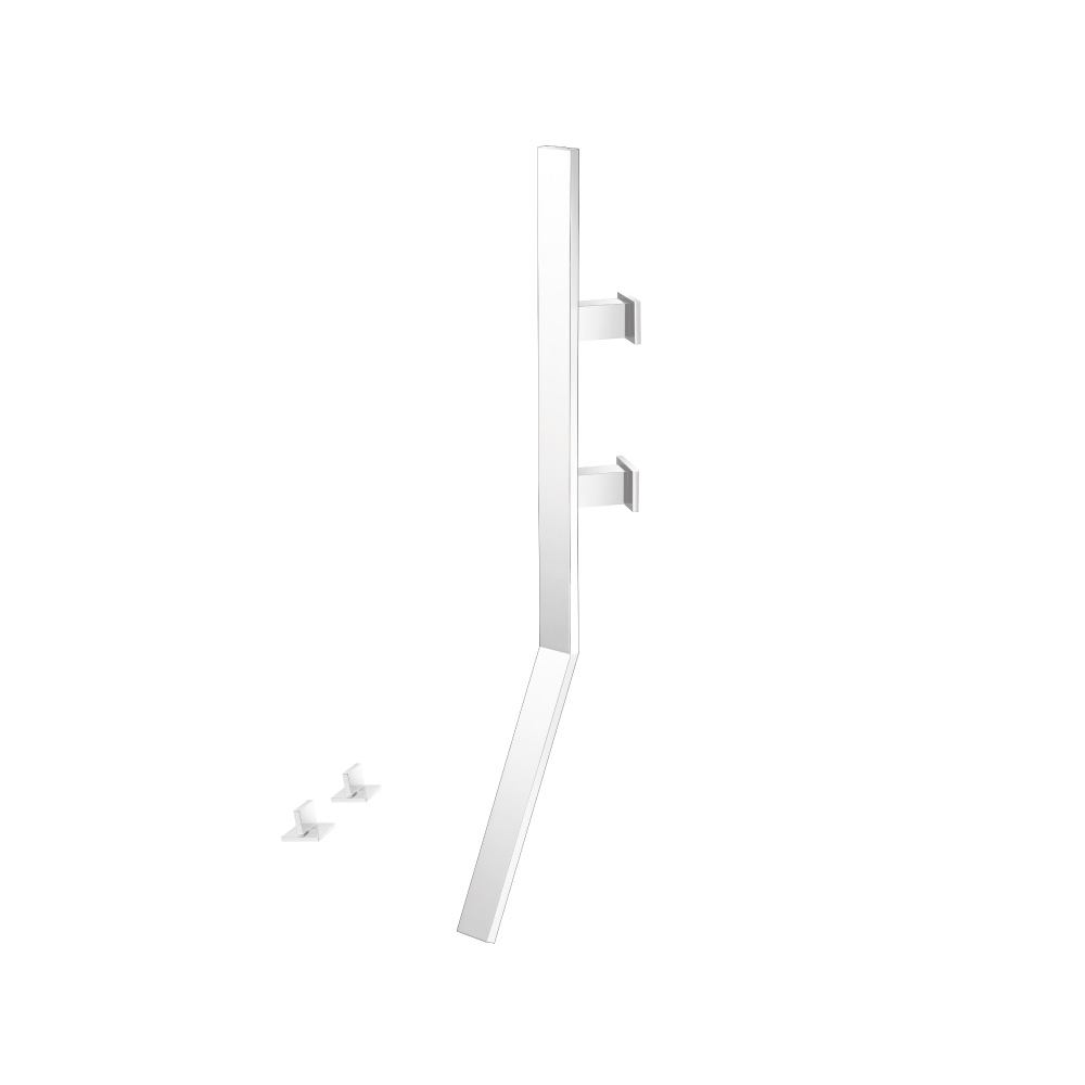 Wall Mount Faucet With Deck Handles | Gloss White