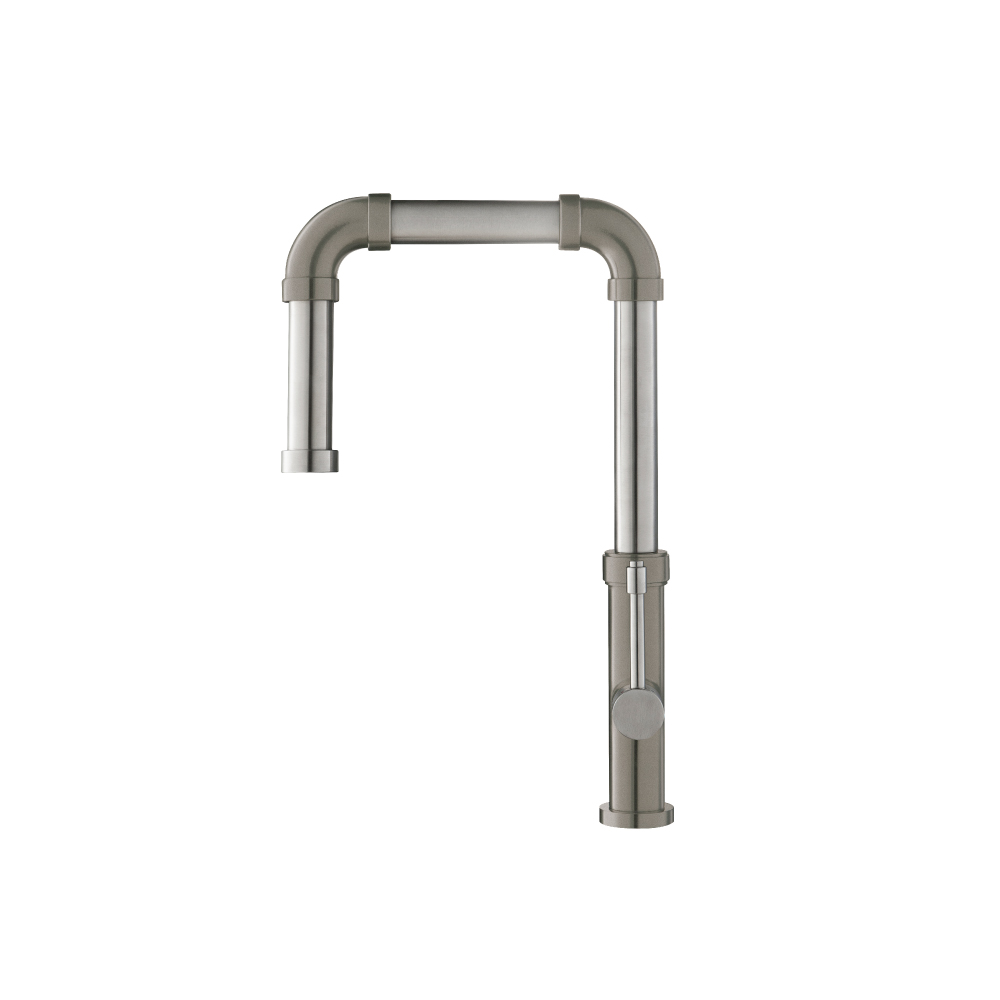 Tanz - Stainless Steel Kitchen Faucet With Side Sprayer | Steel Grey