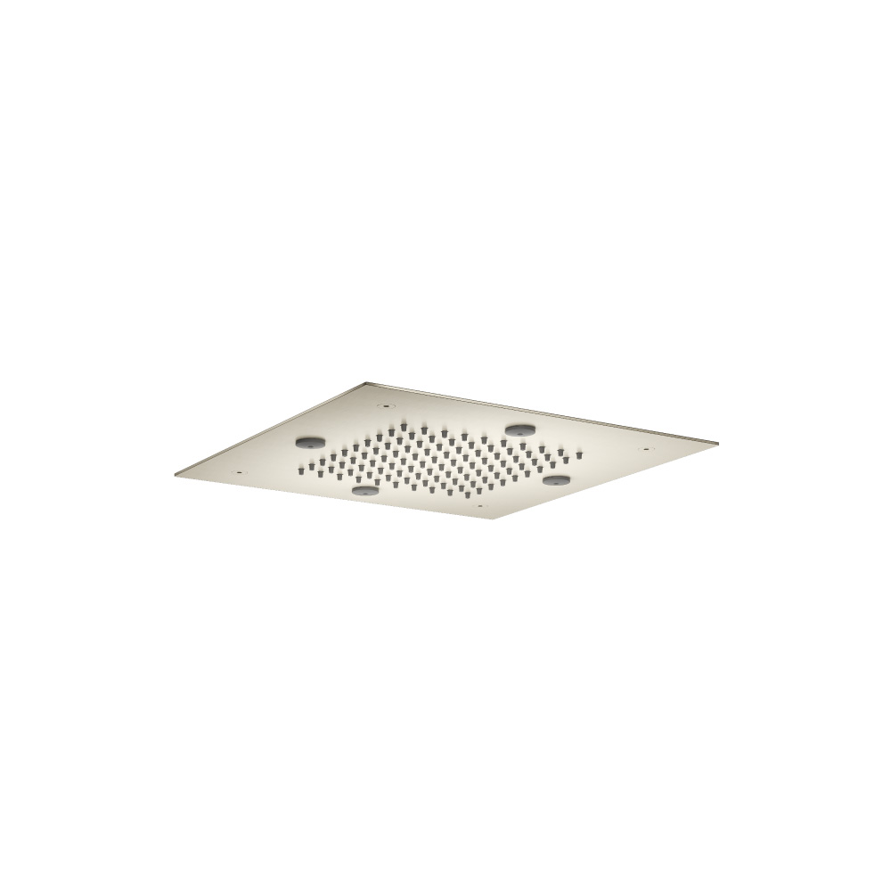 12" Stainless Steel Flush Mount Rainhead With Mist Flow | Brushed Nickel PVD