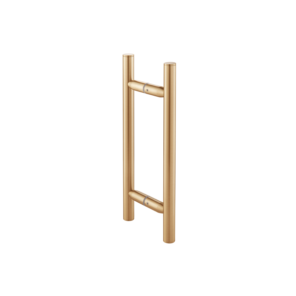 8" Back-To-Back Shower Door Pull Handle | Brushed Bronze PVD