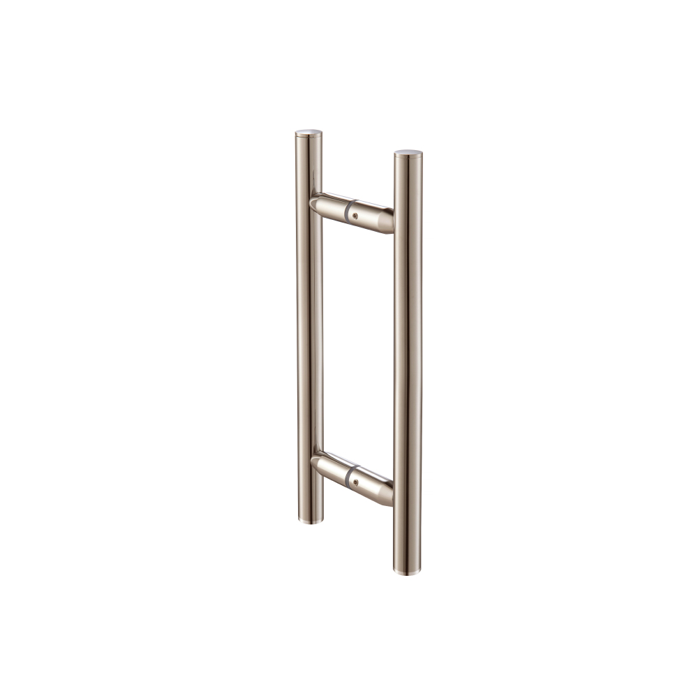 8" Back-To-Back Shower Door Pull Handle | Polished Nickel PVD