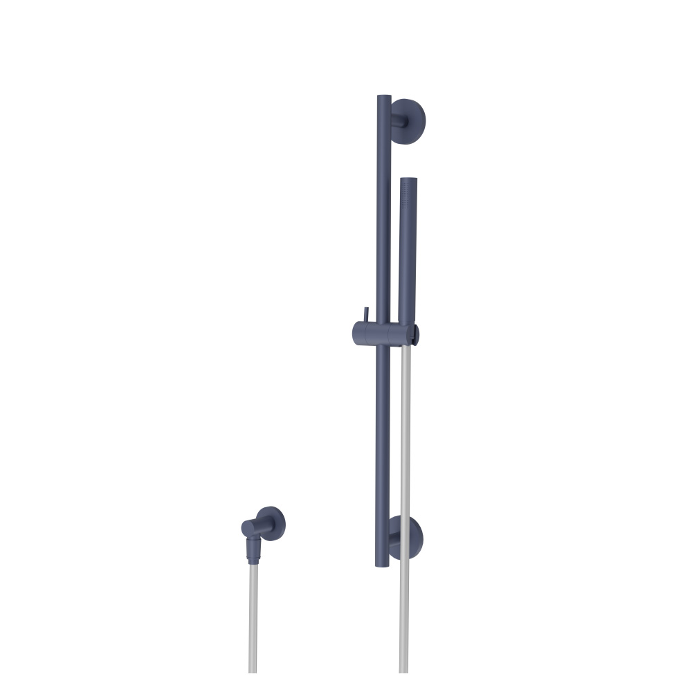 Hand Shower Set with Slide Bar and Elbow | Navy Blue