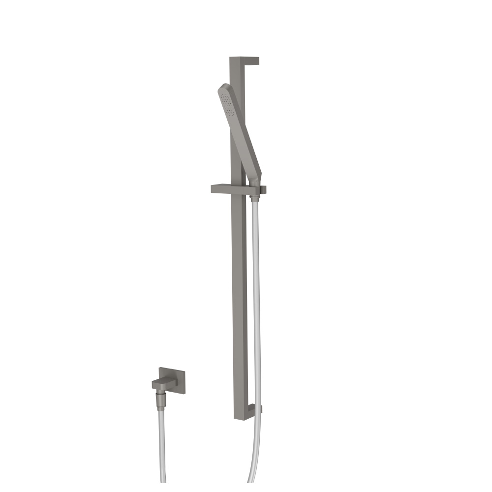 Hand Shower Set with Slide Bar and Elbow | Steel Grey