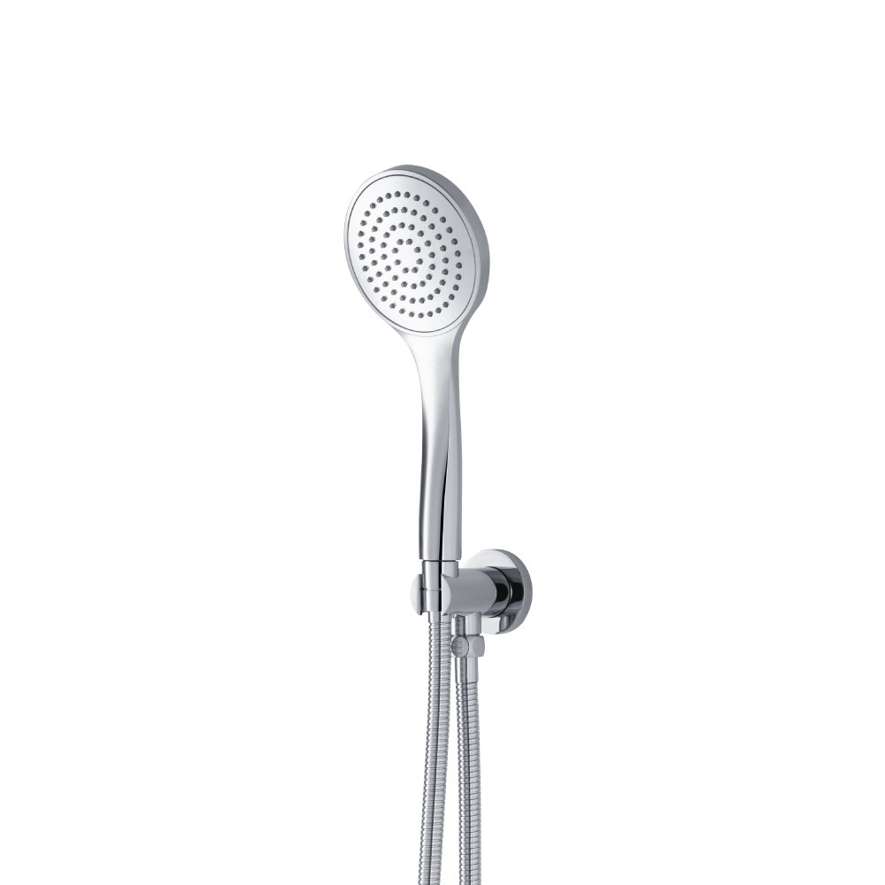 Hand Shower Set with Holder and Elbow Combo | Chrome